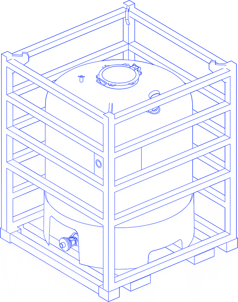Chemical Tanks Illustration