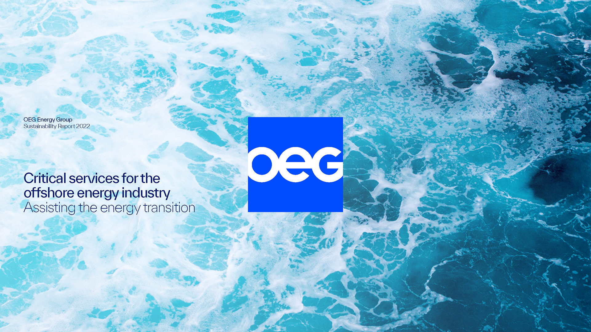 OEGE Sustainability Report Cover
